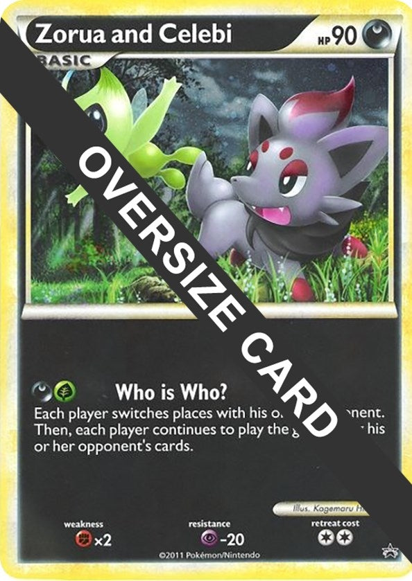 Image for Zorua and Celebi (Black and White Tour Promo) [Jumbo Cards]