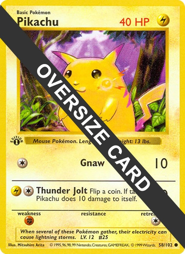 Image for Pikachu (058/102) [Jumbo Cards]