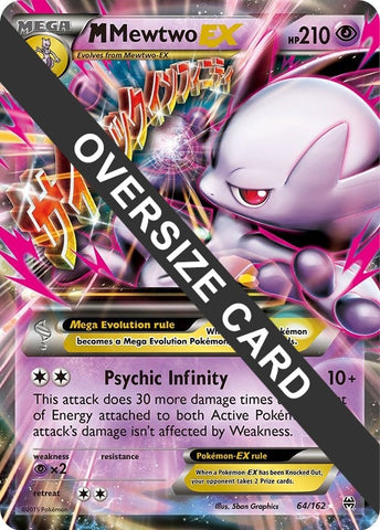 Image for M Mewtwo EX (064/162) [Jumbo Cards]