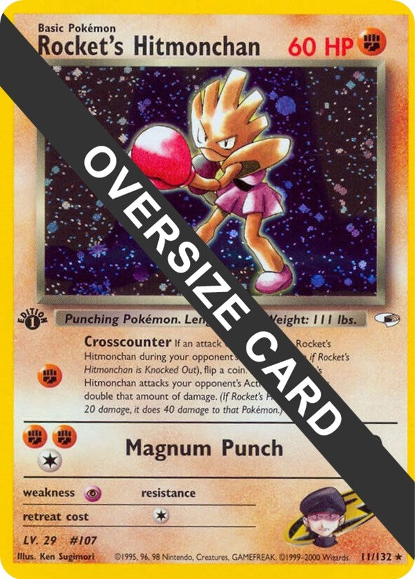 Image for Rocket's Hitmonchan (011/132) [Jumbo Cards]