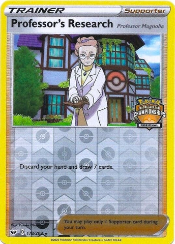 Image for Professor's Research - 178/202 (Regional Championships) (178/202) - Pokemon