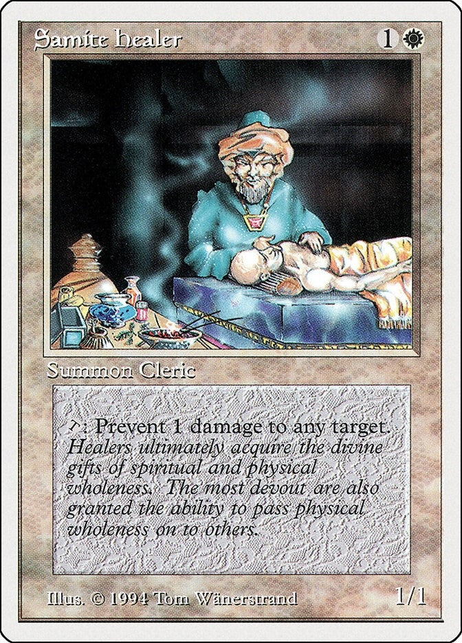 Image for Samite Healer (38) - Magic: The Gathering