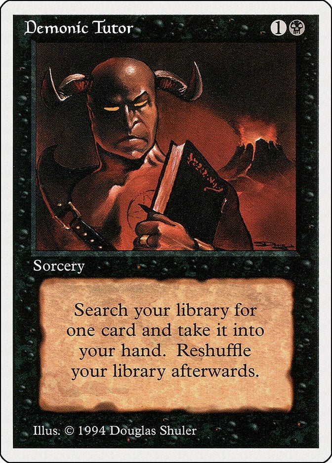 Image for Demonic Tutor (105) [Summer Magic]