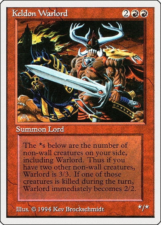 Image for Keldon Warlord (160) [Summer Magic]
