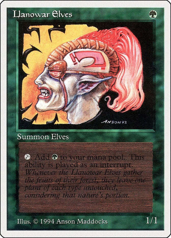 Image for Llanowar Elves (211) [Summer Magic]