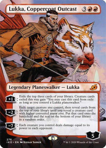 Image for Lukka, Coppercoat Outcast (Borderless) (276) [Ikoria: Lair of Behemoths]