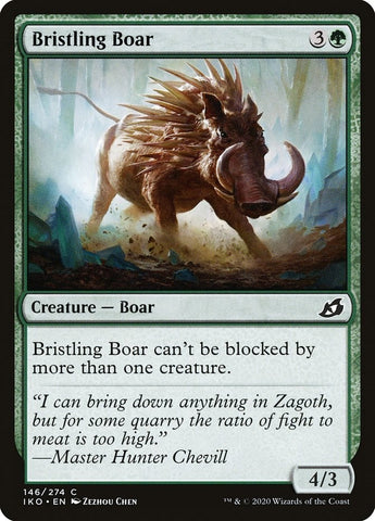Image for Bristling Boar (146) [Ikoria: Lair of Behemoths]