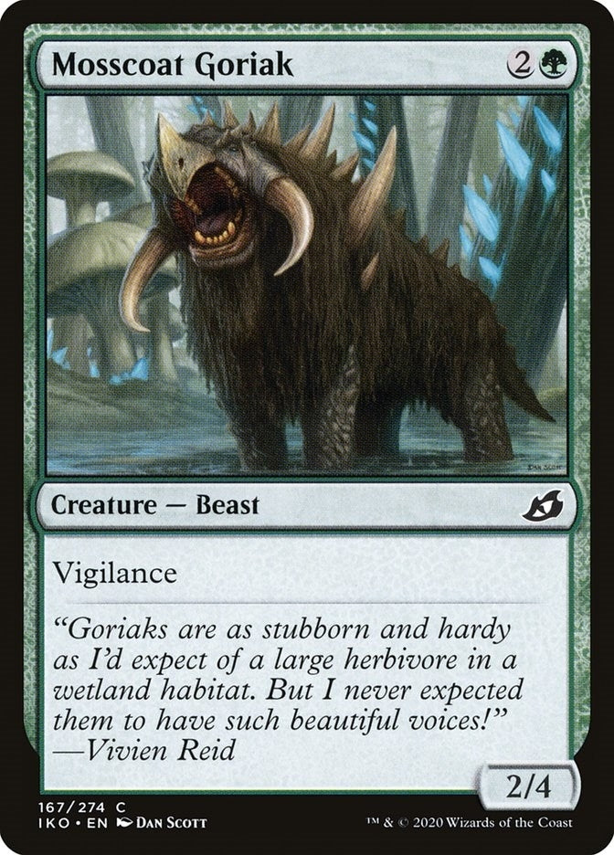 Image for Mosscoat Goriak (167) [Ikoria: Lair of Behemoths]
