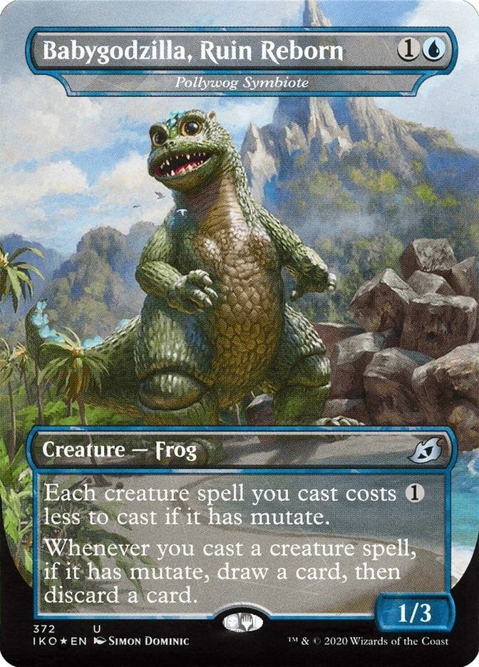 Image for Babygodzilla, Ruin Reborn - Pollywog Symbiote (372) [Ikoria: Lair of Behemoths]
