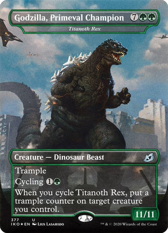 Image for Godzilla, Primeval Champion - Titanoth Rex (377) [Ikoria: Lair of Behemoths]