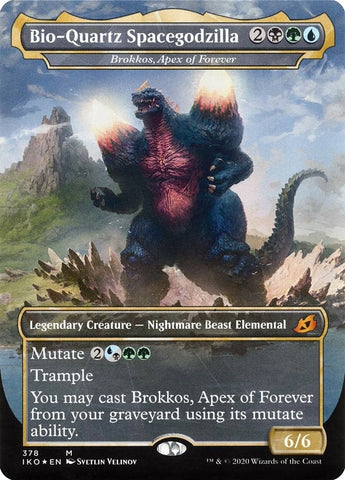 Image for Bio-Quartz Spacegodzilla - Brokkos, Apex of Forever (378) [Ikoria: Lair of Behemoths]