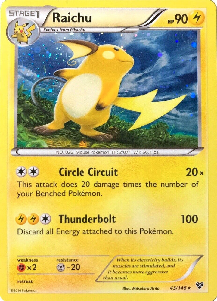 Image for Raichu (043/146) [Blister Exclusives]