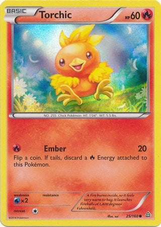 Image for Torchic - 25/160 (Sheen Holo) (025/160) - Pokemon