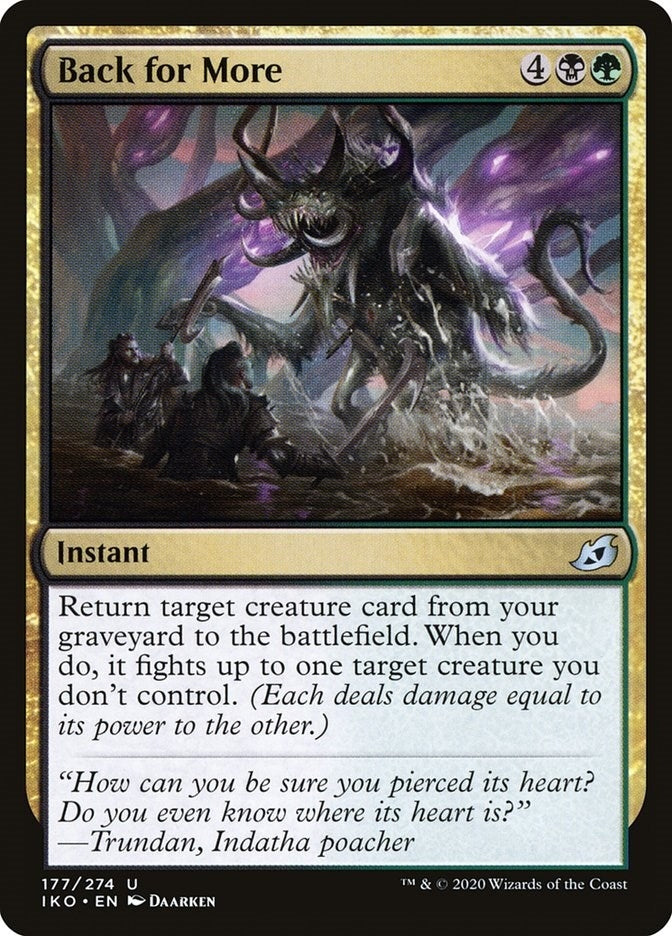 Image for Back for More (177) [Ikoria: Lair of Behemoths]