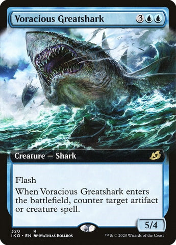 Image for Voracious Greatshark (Extended Art) (320) [Ikoria: Lair of Behemoths]