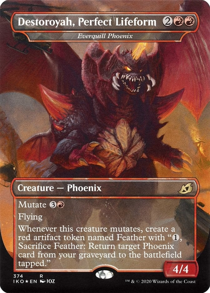 Image for Destoroyah, Perfect Lifeform - Everquill Phoenix (374) [Ikoria: Lair of Behemoths]