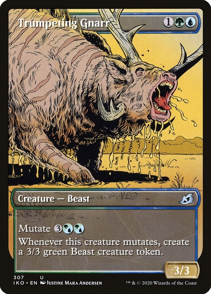 Image for Trumpeting Gnarr (Showcase) (307) [Ikoria: Lair of Behemoths]