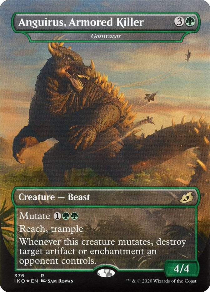 Image for Anguirus, Armored Killer - Gemrazer (376) [Ikoria: Lair of Behemoths]