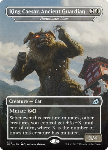 Image for King Caesar, Ancient Guardian - Huntmaster Liger (370) [Ikoria: Lair of Behemoths]