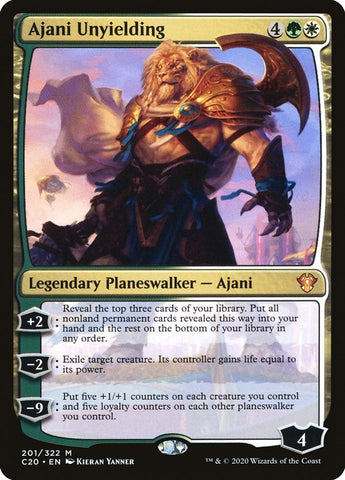 Image for Ajani Unyielding (201) [Commander 2020]