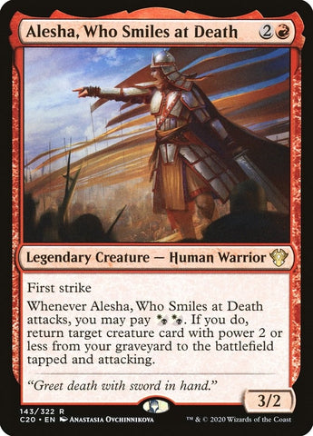 Image for Alesha, Who Smiles at Death (143) [Commander 2020]