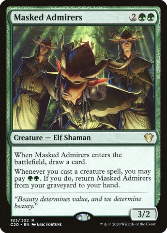 Image for Masked Admirers (183) [Commander 2020]