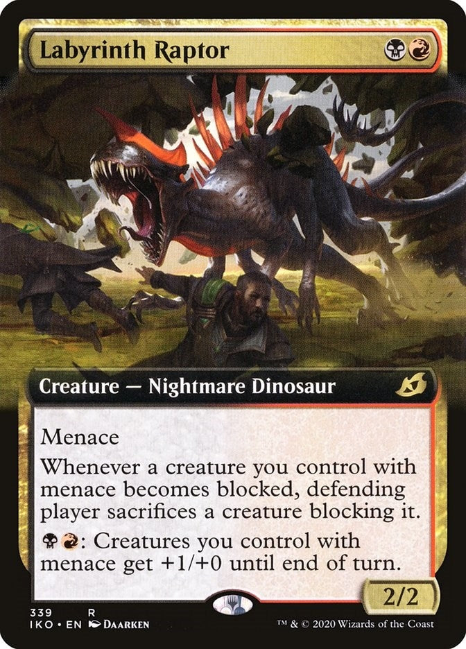 Image for Labyrinth Raptor (Extended Art) (339) [Ikoria: Lair of Behemoths]