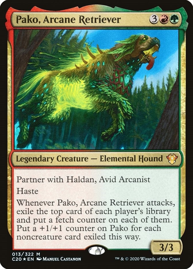 Image for Pako, Arcane Retriever (13) [Commander 2020]
