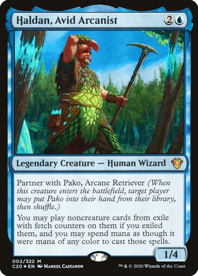 Image for Haldan, Avid Arcanist (2) [Commander 2020]