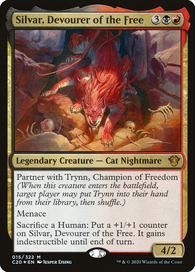 Image for Silvar, Devourer of the Free (15) [Commander 2020]