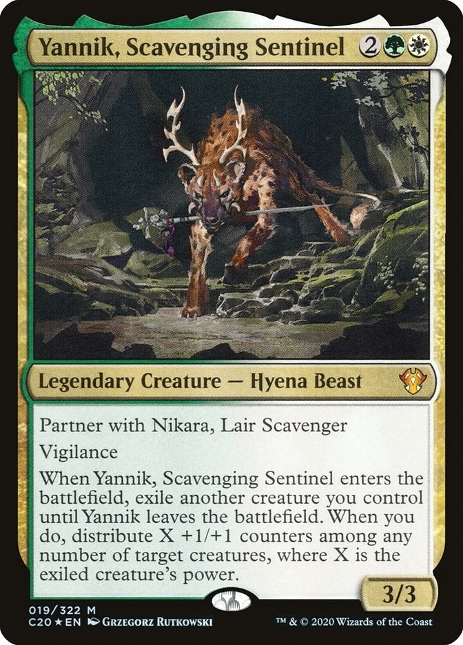 Image for Yannik, Scavenging Sentinel (19) [Commander 2020]