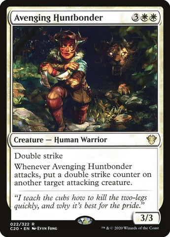 Image for Avenging Huntbonder (22) [Commander 2020]