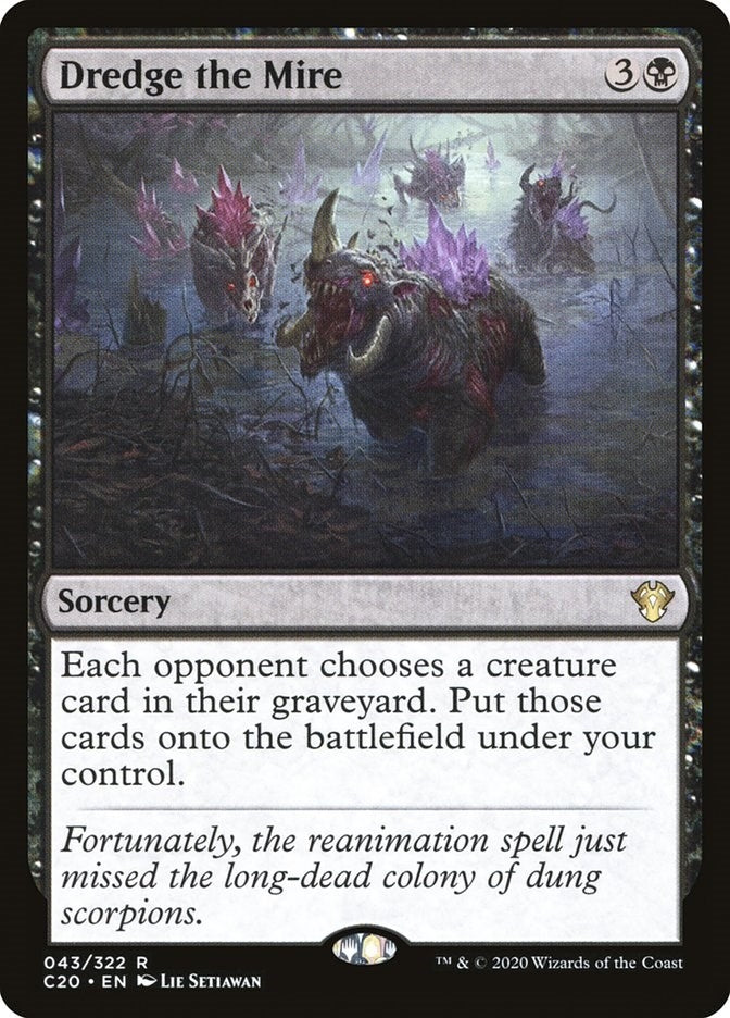 Image for Dredge the Mire (43) [Commander 2020]