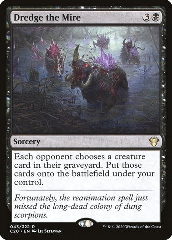 Image for Dredge the Mire (43) [Commander 2020]