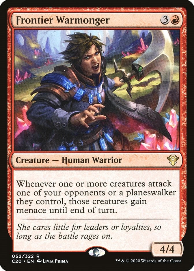 Image for Frontier Warmonger (52) [Commander 2020]