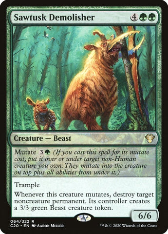 Image for Sawtusk Demolisher (64) [Commander 2020]