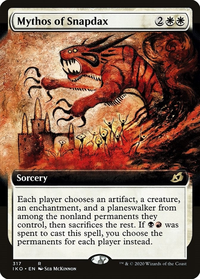 Image for Mythos of Snapdax (Extended Art) (317) [Ikoria: Lair of Behemoths]