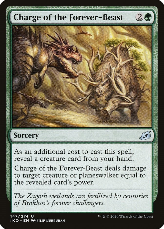 Image for Charge of the Forever-Beast (147) [Ikoria: Lair of Behemoths]