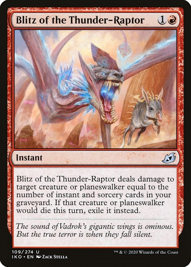 Image for Blitz of the Thunder-Raptor (109) [Ikoria: Lair of Behemoths]