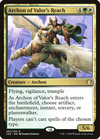 Image for Archon of Valor's Reach (202) [Commander 2020]