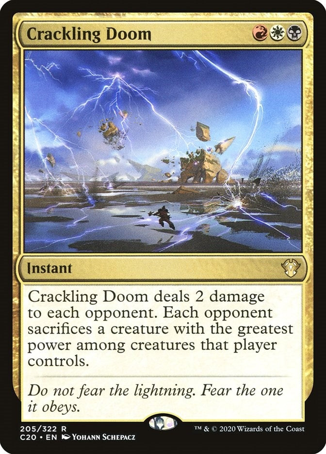 Image for Crackling Doom (205) [Commander 2020]