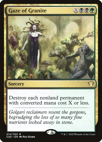 Image for Gaze of Granite (214) [Commander 2020]