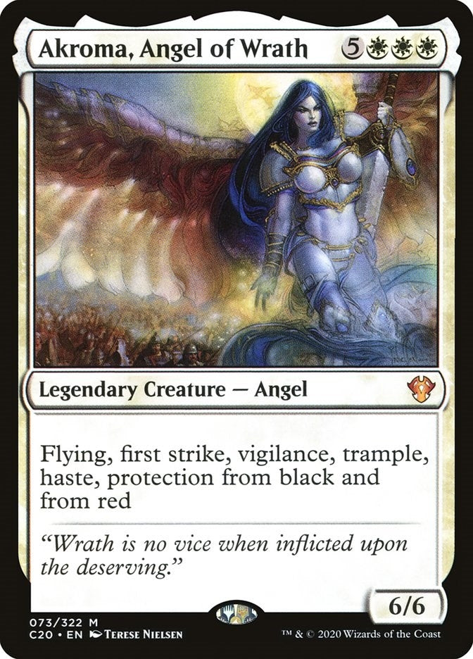 Image for Akroma, Angel of Wrath (73) [Commander 2020]