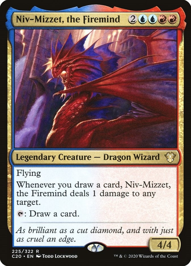 Image for Niv-Mizzet, the Firemind (225) [Commander 2020]