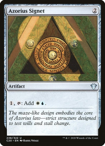 Image for Azorius Signet (238) [Commander 2020]