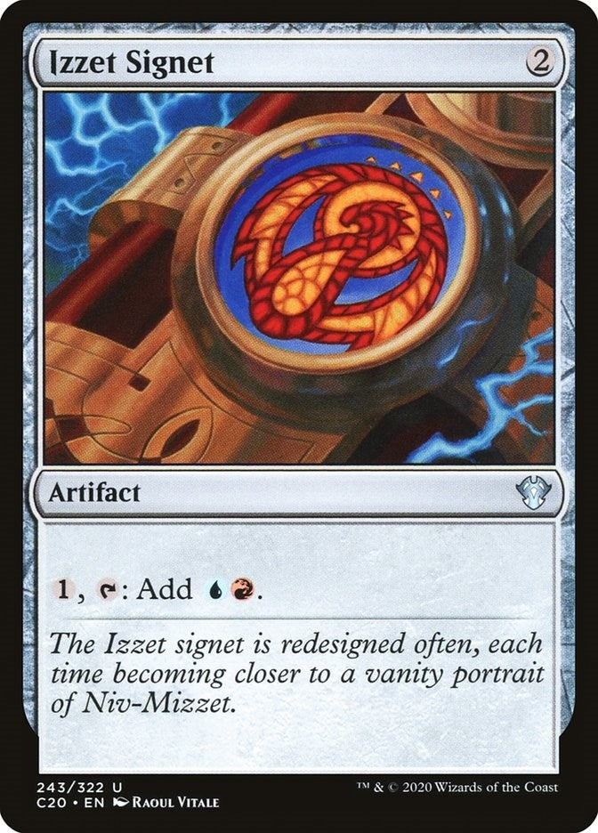 Image for Izzet Signet (243) [Commander 2020]