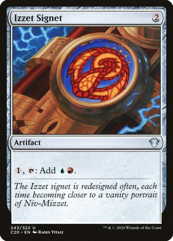 Image for Izzet Signet (243) [Commander 2020]