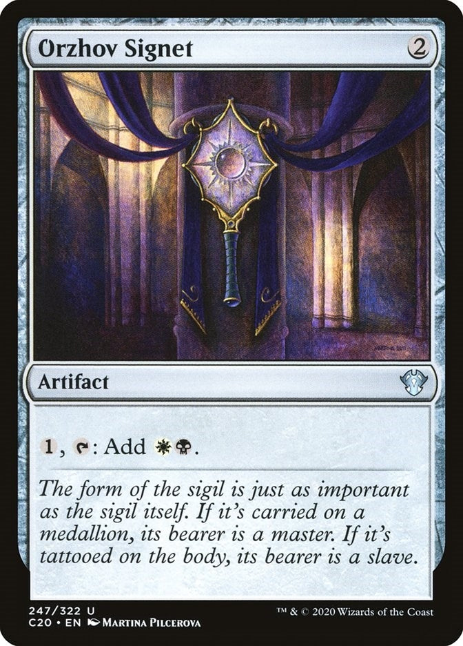 Image for Orzhov Signet (247) [Commander 2020]