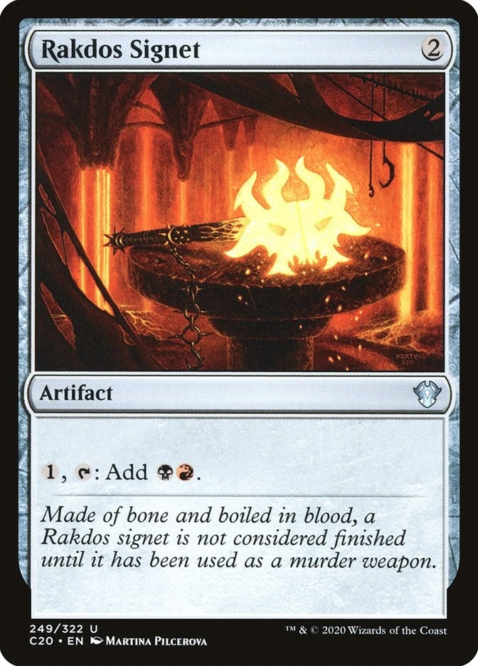 Image for Rakdos Signet (249) [Commander 2020]