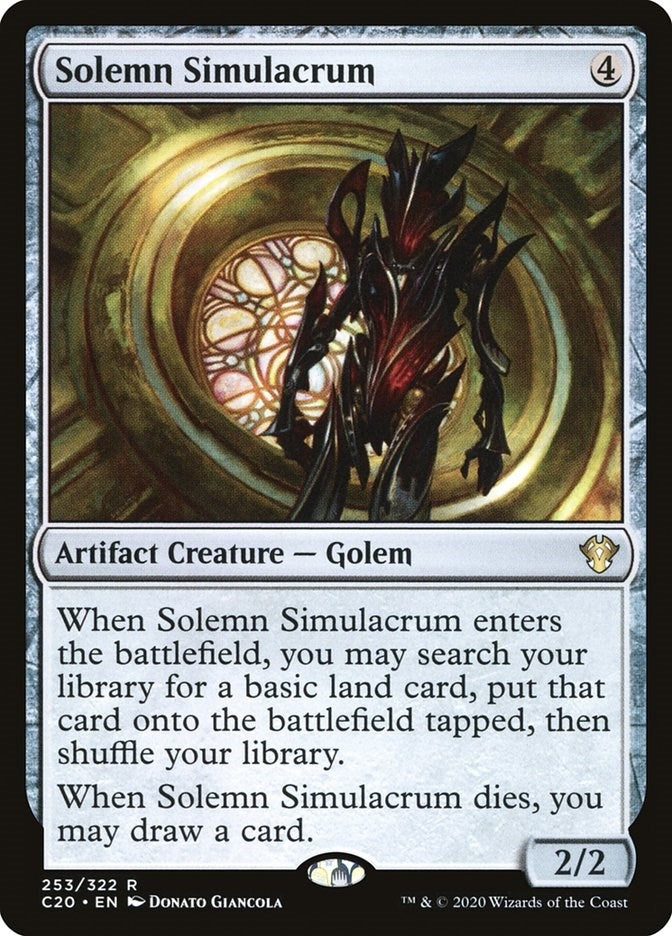 Image for Solemn Simulacrum (253) [Commander 2020]